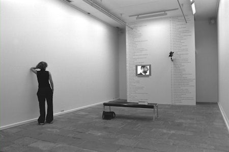 Installation view of the exhibition 1101001000infinito