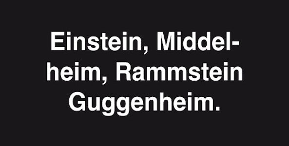 Einstein, Middelheim, Rammstein Guggenheim