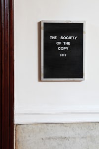 The Society Of The Copy
