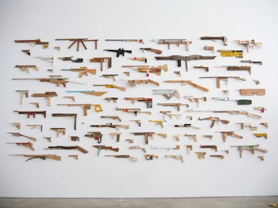 GUNS mural